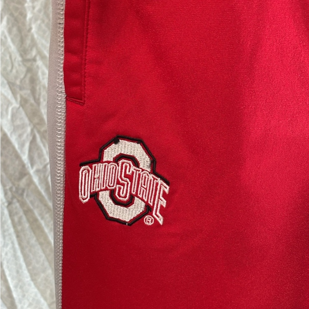 Nike Kids Red Joggers with White Accents - Picture 2 of 5